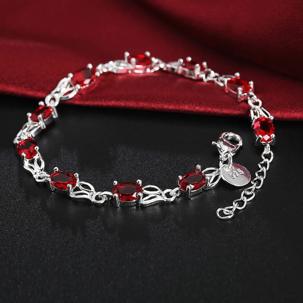 Handcrafted 925 Sterling Silver Twisted Rope Bracelet