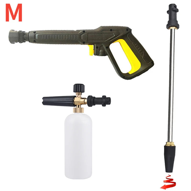 High Pressure Washer Gun For Karcher Car Wash Cleaning Water Spray Lance Replacement Gun Pistol Wand Nozzle foam kettle