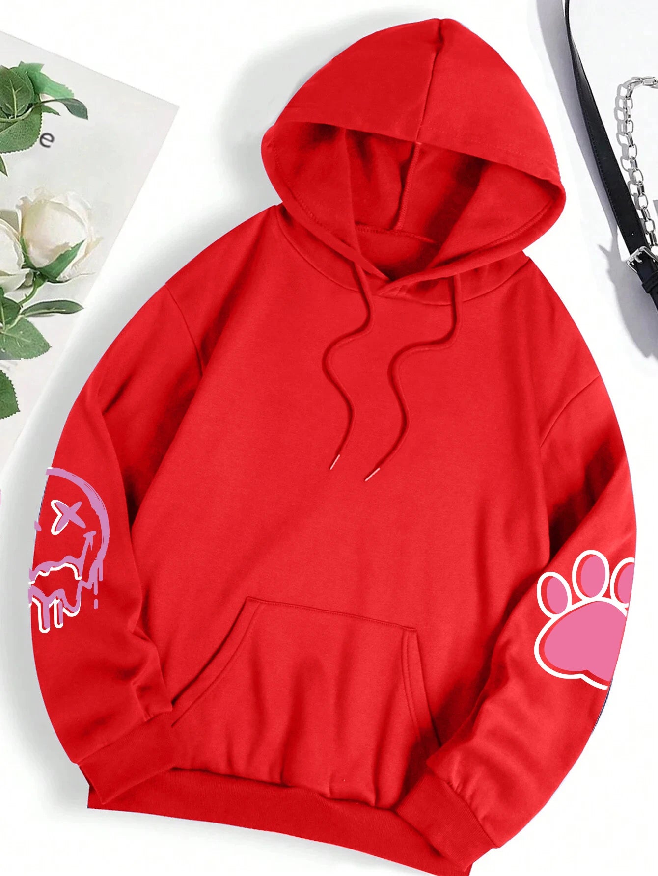 Women's Fleece-Lined Hip Hop Hoodie