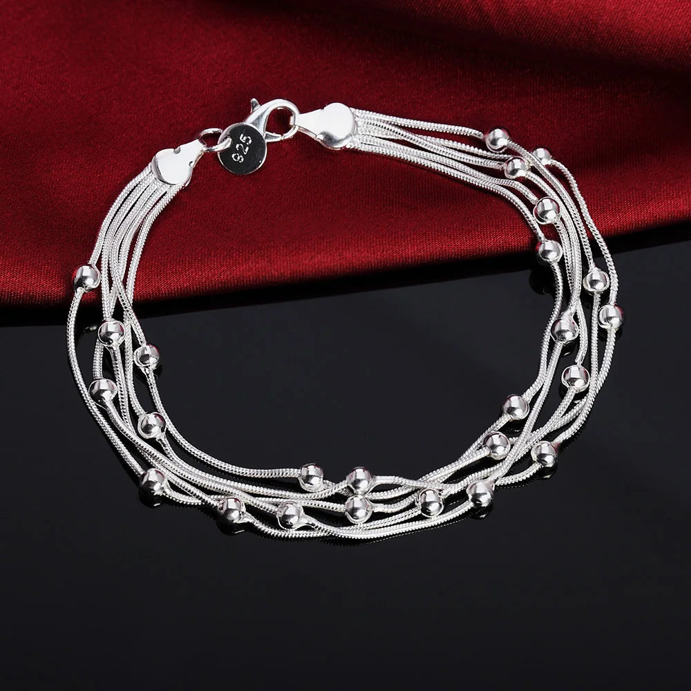 Handcrafted 925 Sterling Silver Twisted Rope Bracelet