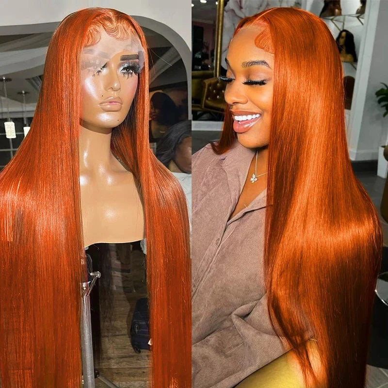 Premium Ginger Orange 13x6 HD Lace Front Wig