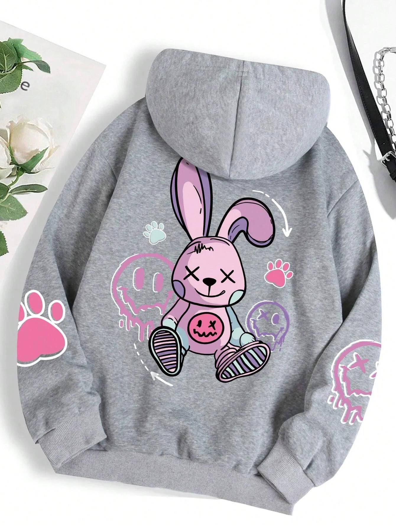 Women's Fleece-Lined Hip Hop Hoodie