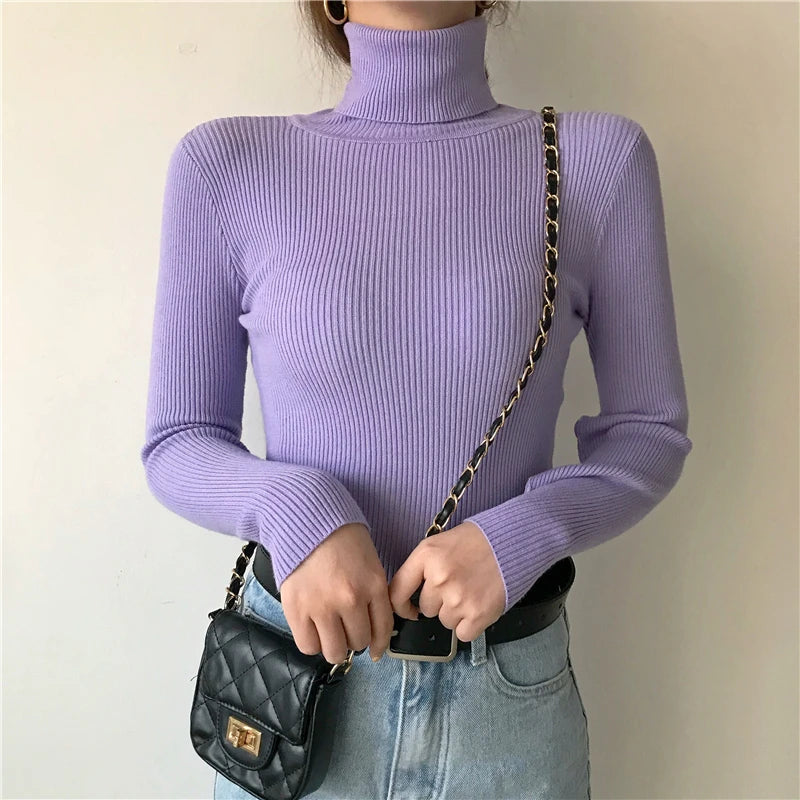 Women's Soft Turtleneck Sweater