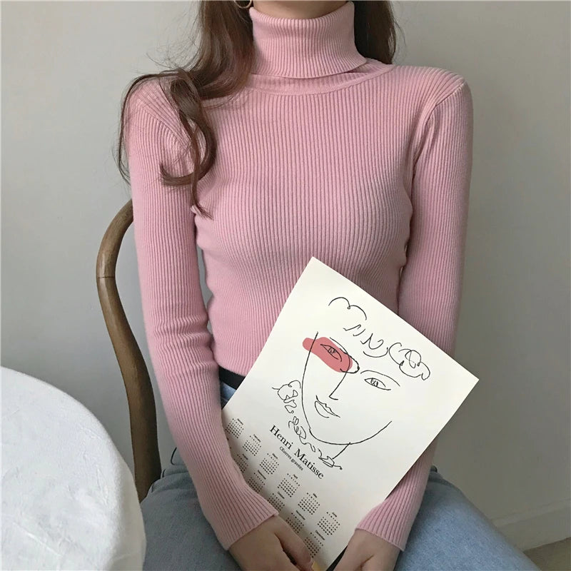 Women's Soft Turtleneck Sweater