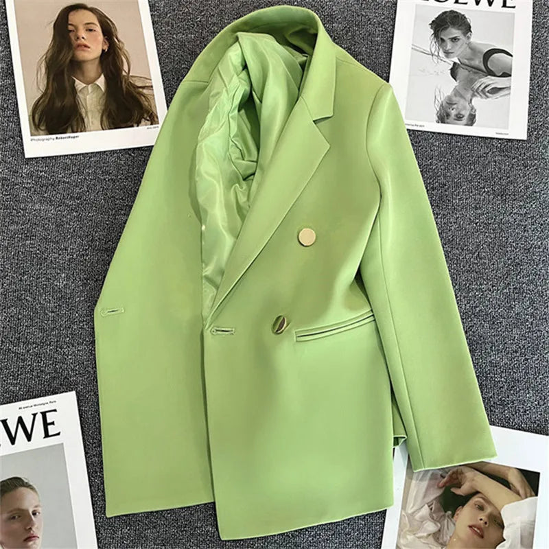 Women's Classic Double-Breasted Blazer