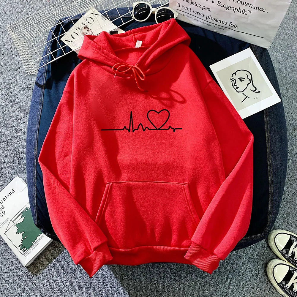 Women's Casual Letter Print Hoodie