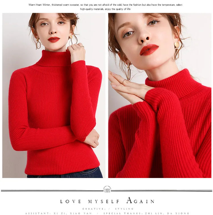 Women's Soft Turtleneck Sweater