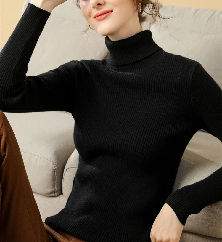 Women's Soft Turtleneck Sweater