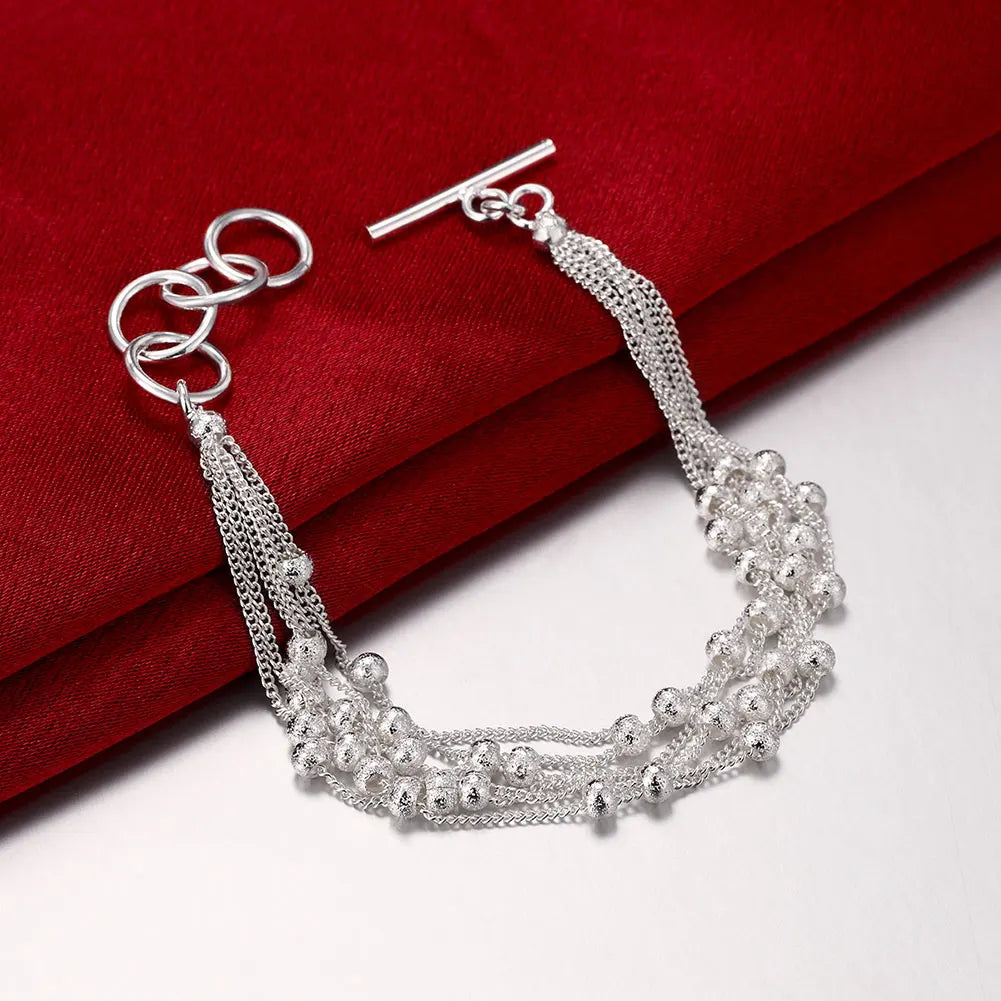 Handcrafted 925 Sterling Silver Twisted Rope Bracelet