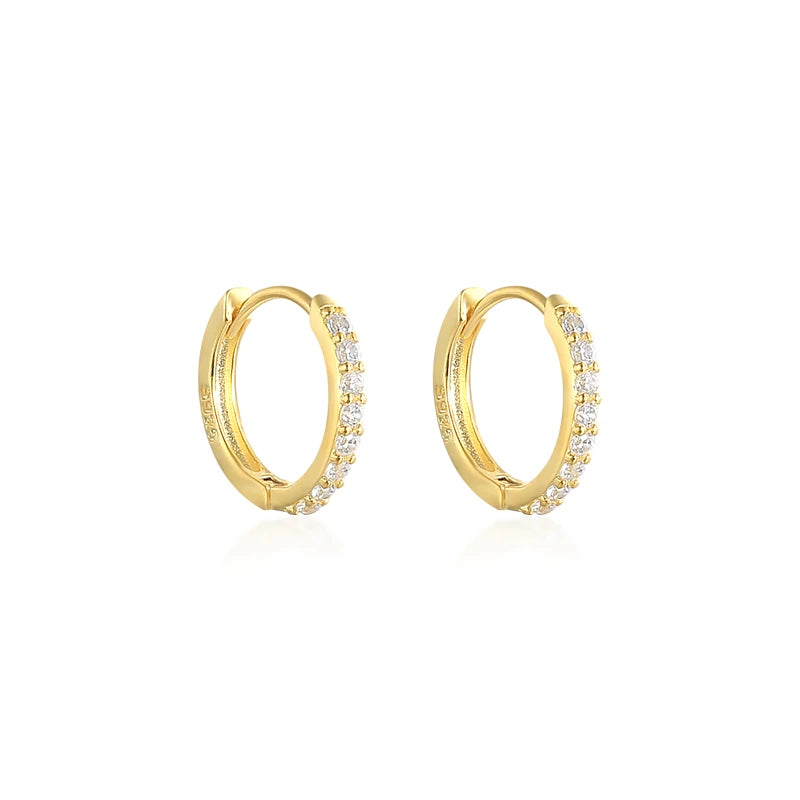 CANNER 925 Sterling Silver Star Anise Hoop Earrings