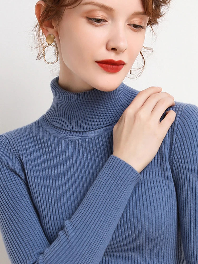 Women's Soft Turtleneck Sweater