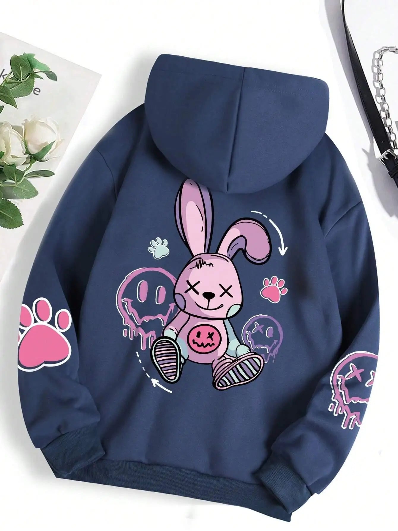 Women's Fleece-Lined Hip Hop Hoodie