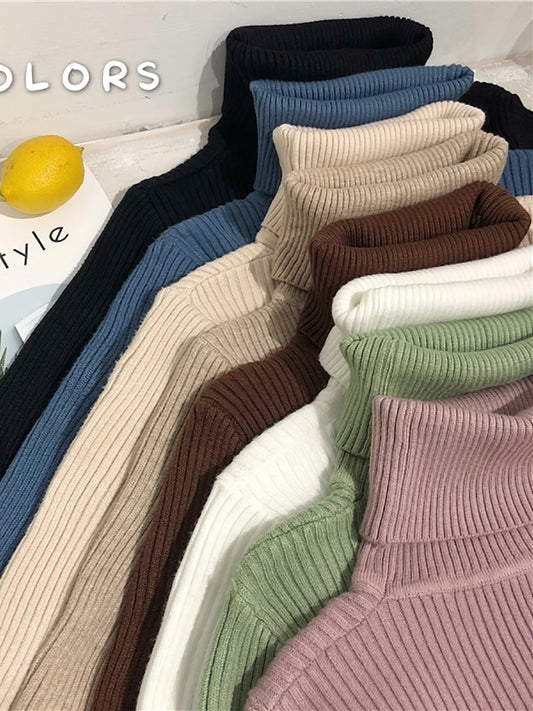 Women's Slim Fit Turtleneck Sweater
