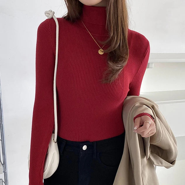 Women's Soft Turtleneck Sweater