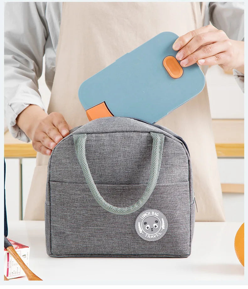 Insulated Lunch Bag with Multiple Compartments