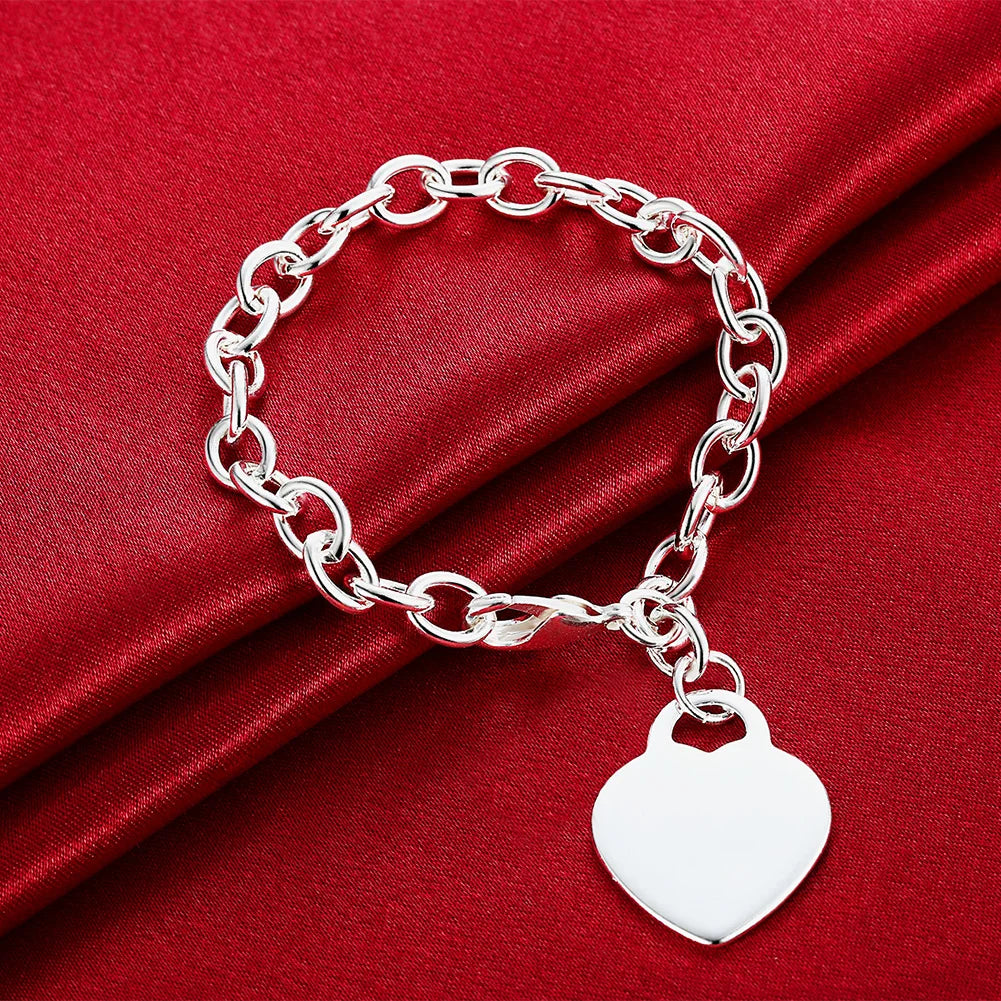 Handcrafted 925 Sterling Silver Twisted Rope Bracelet
