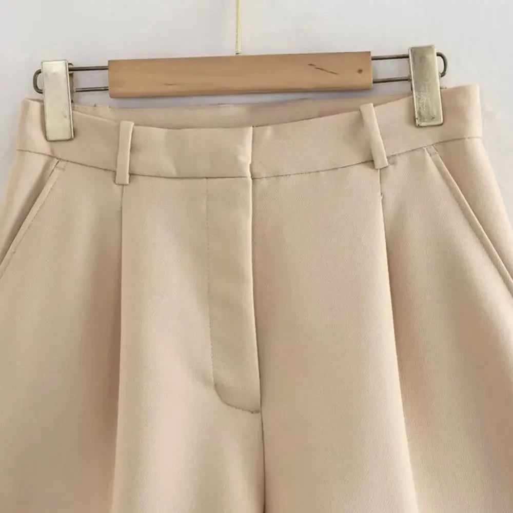 High-Waisted Bermuda Shorts for Women