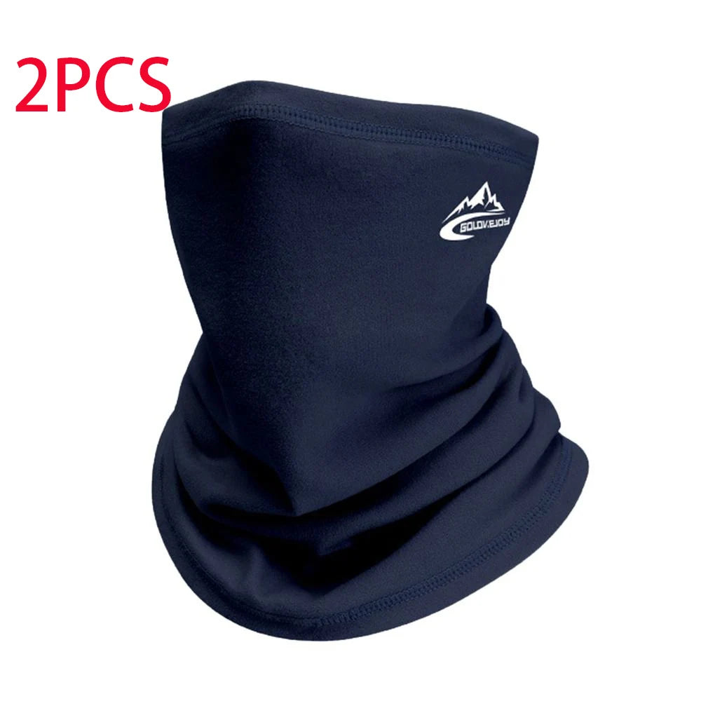 1/2pcs Running Velvet Thermal Neck Warmer Ski Riding Snowboard Scarf Men Women Winter Sports Hiking Cycling Bandana