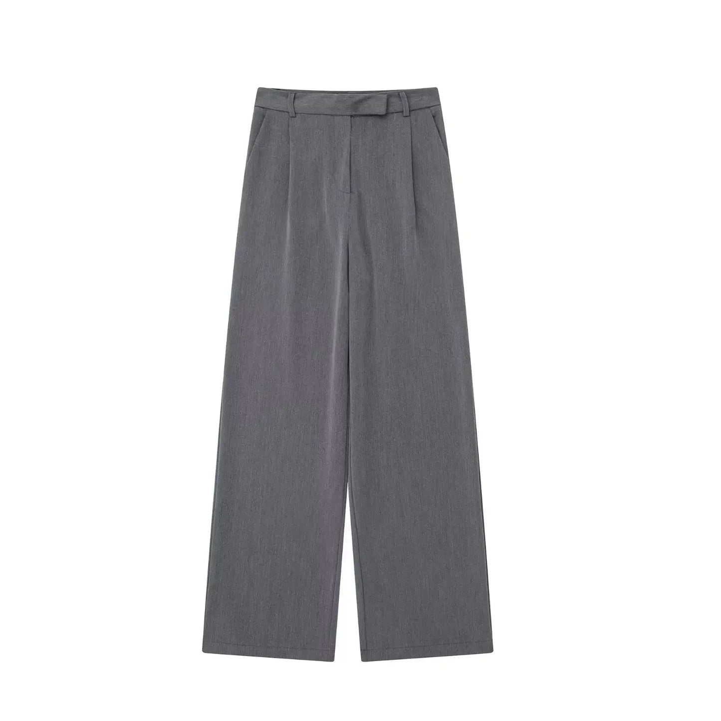 High-Waisted Straight Leg Pants for Women