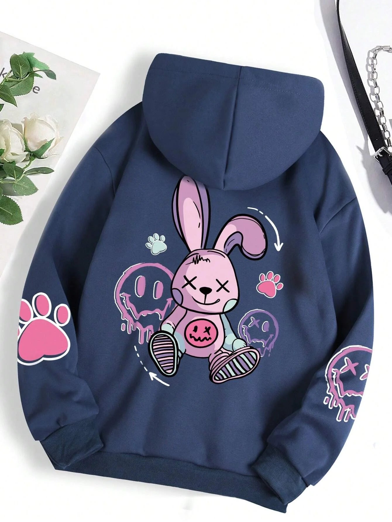 Women's Fleece-Lined Hip Hop Hoodie