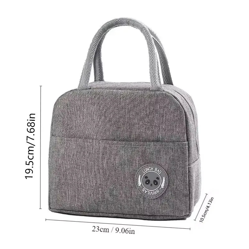 Insulated Lunch Bag with Multiple Compartments