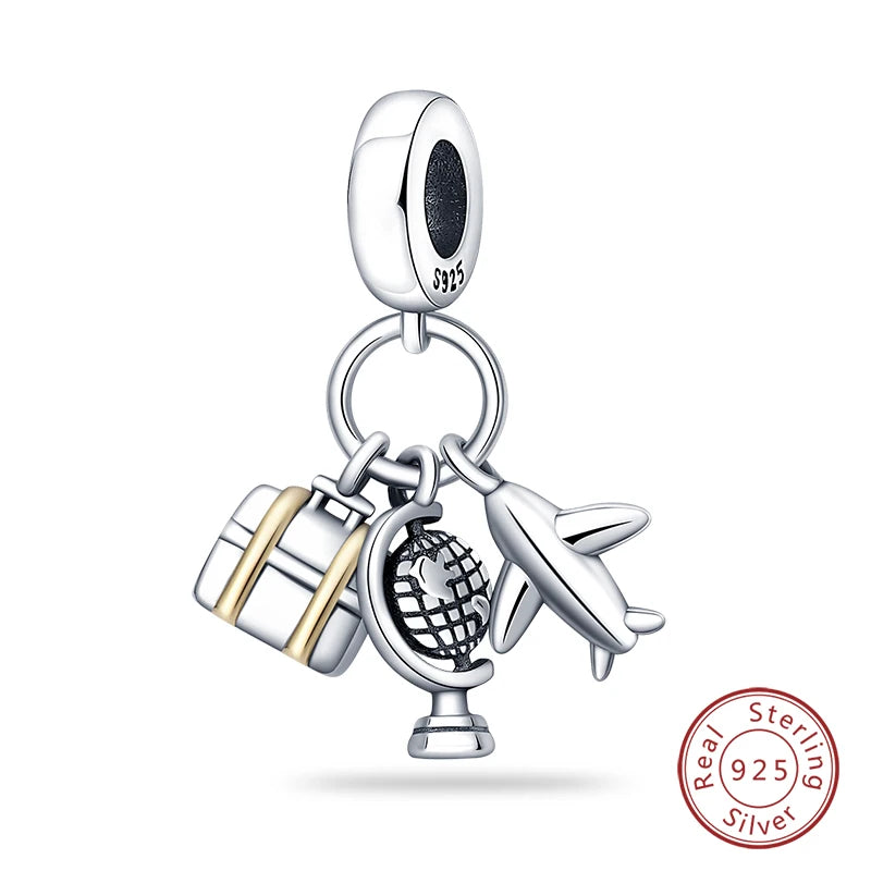 925 Sterling Silver Ocean Charm Collection