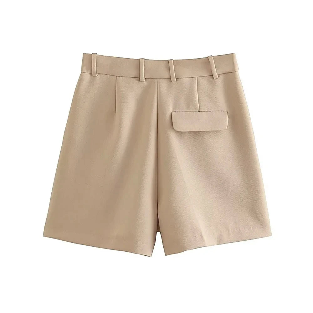 High-Waisted Bermuda Shorts for Women