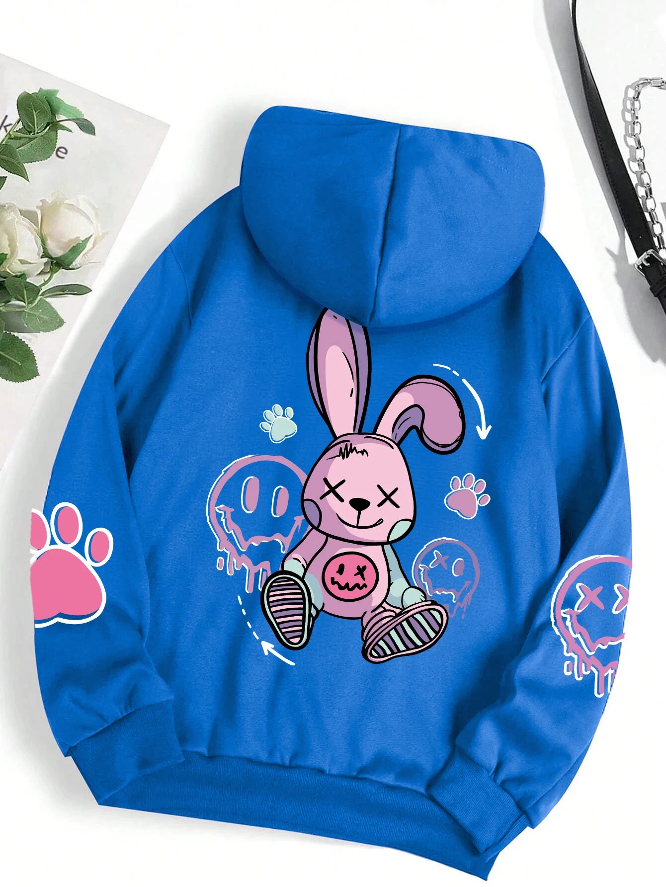Women's Fleece-Lined Hip Hop Hoodie