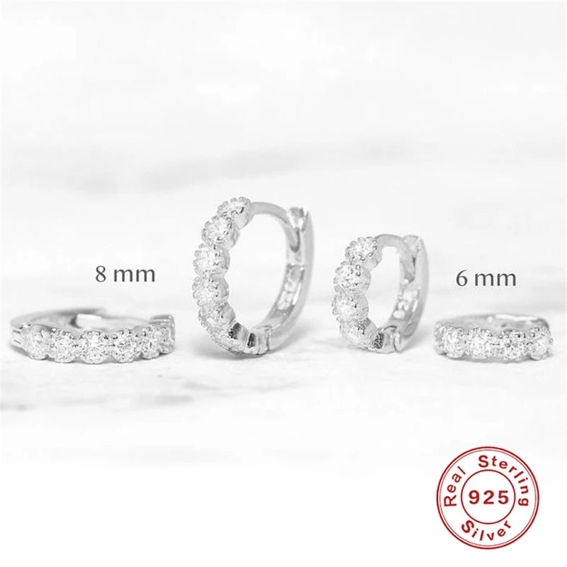 CANNER 925 Sterling Silver Star Anise Hoop Earrings