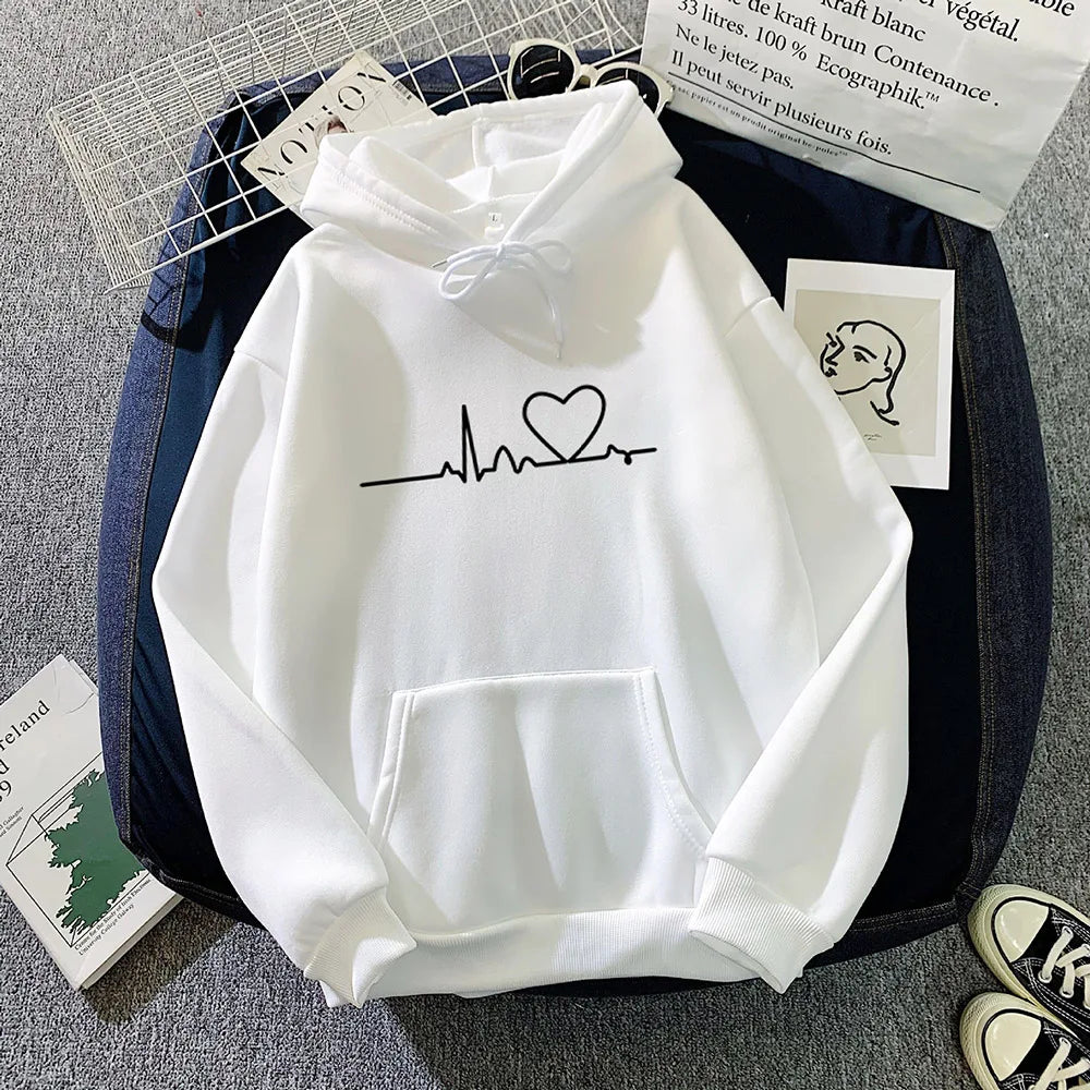 Women's Casual Letter Print Hoodie