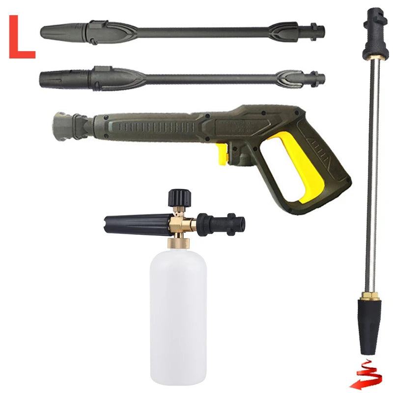 High Pressure Washer Gun For Karcher Car Wash Cleaning Water Spray Lance Replacement Gun Pistol Wand Nozzle foam kettle
