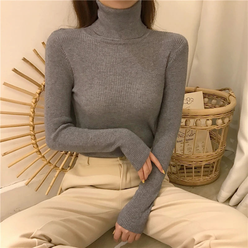 Women's Soft Turtleneck Sweater