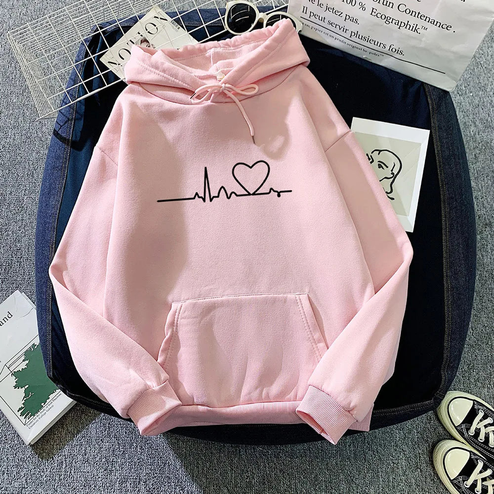 Women's Casual Letter Print Hoodie