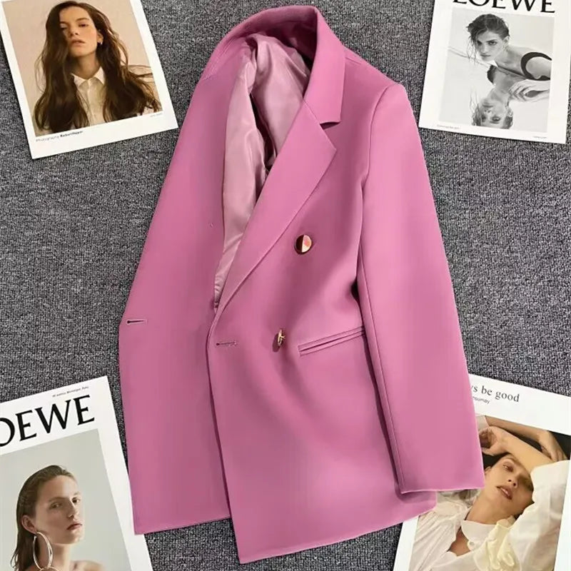 Women's Classic Double-Breasted Blazer