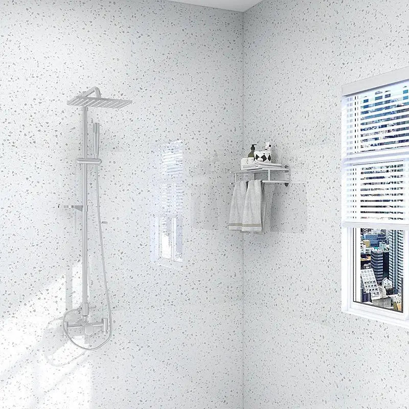 Wallpaper for Walls In Rolls Formaldehyde-free Bathroom Waterproof Sticker Toilet Wall Renovation Moisture-proof Wall Stickers