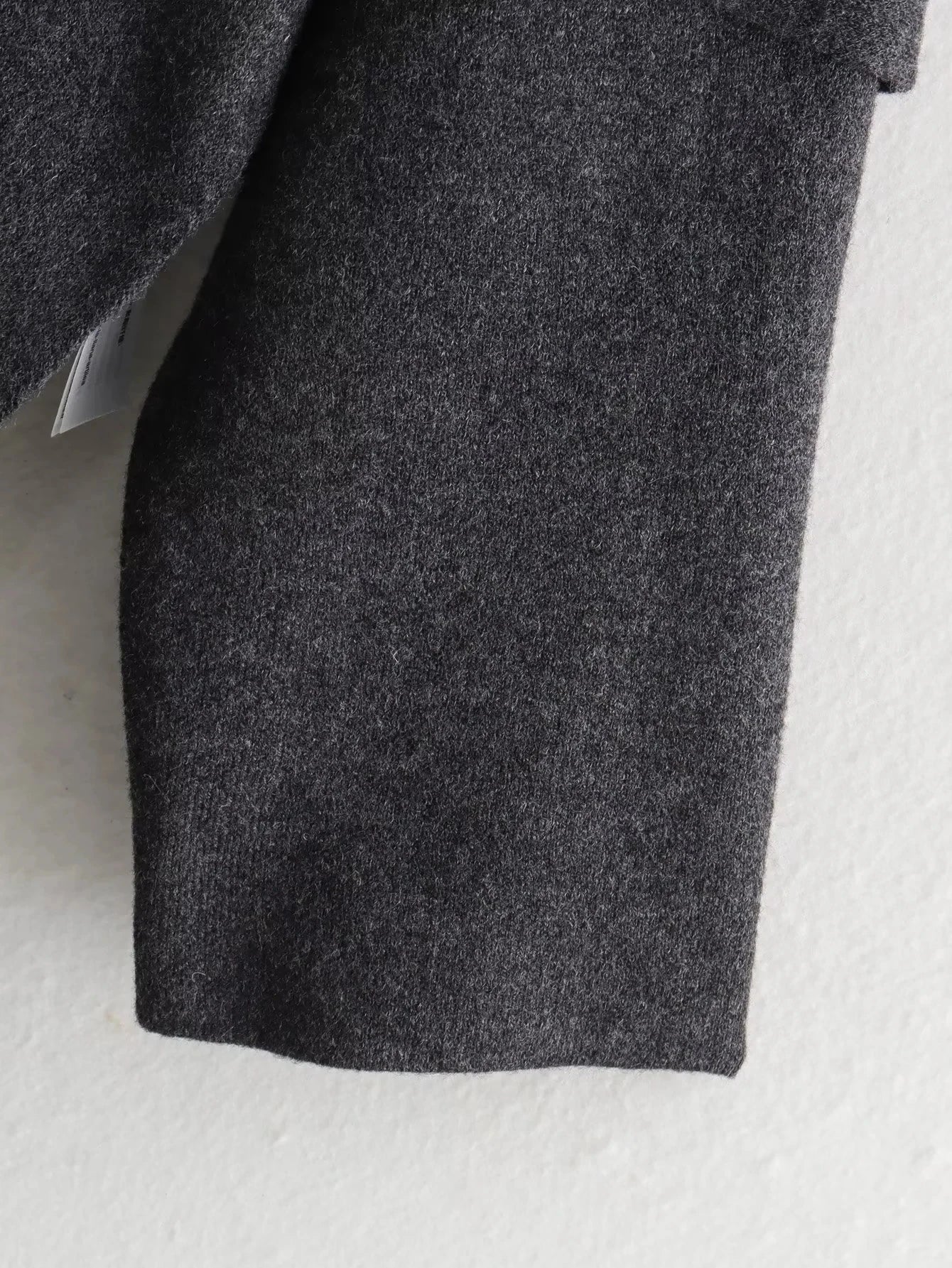 Women's Asymmetric Knit Coat