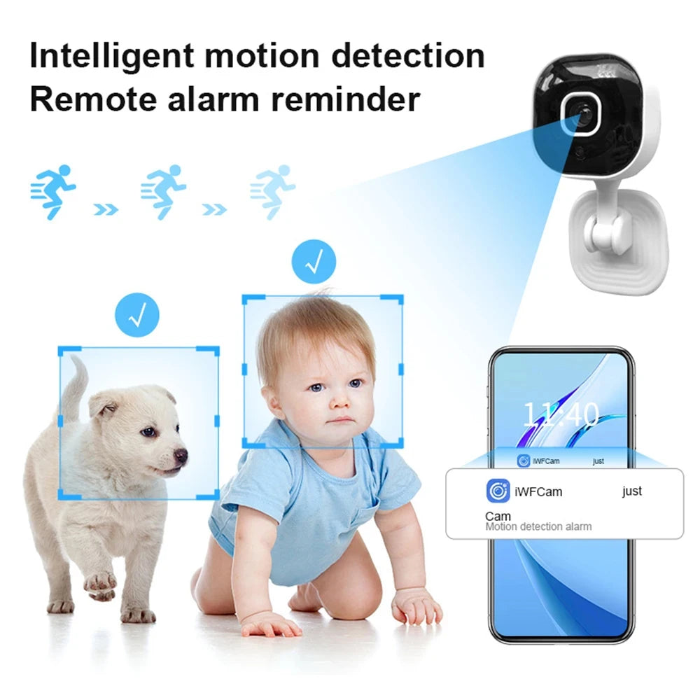 1080P Wireless IP Camera Outdoor Night Vision CCTV Surveillance Camera 2-way Audio Wifi Security Camera Smart Home Baby Monitor