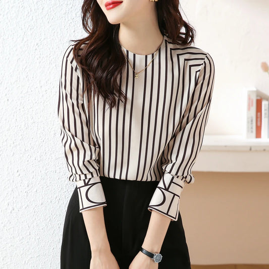 Vintage Fashion Slim Long Sleeve Tops
