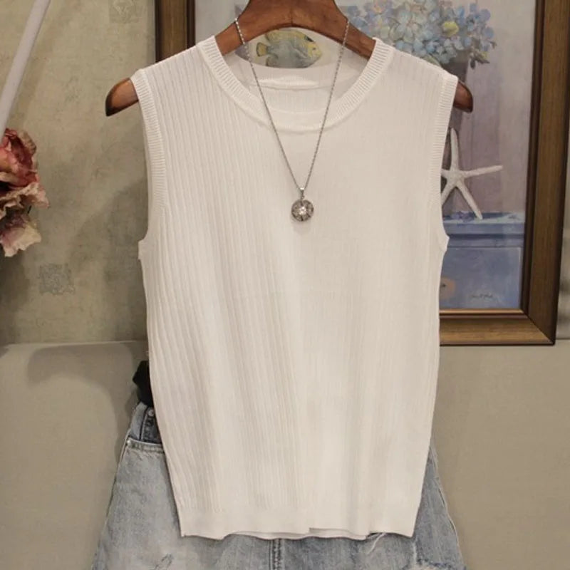 Women's Lightweight Summer Knit Tank Top