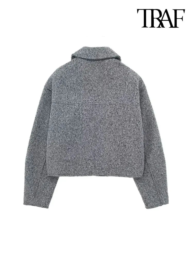 Women's Cropped Zip-Up Jacket