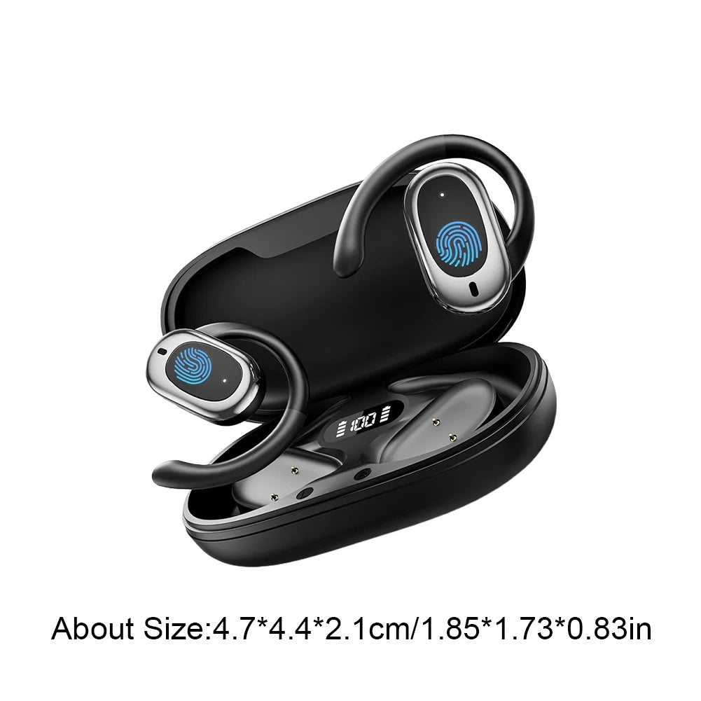 Bluetooth-Compatible TWS 3-in-1 Real-Time Translation Headphones Noise Cancelling Wireless Open-Ear Headphones for Travelers