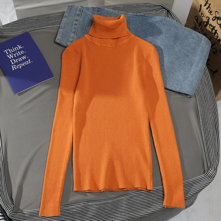 Women's Soft Turtleneck Sweater