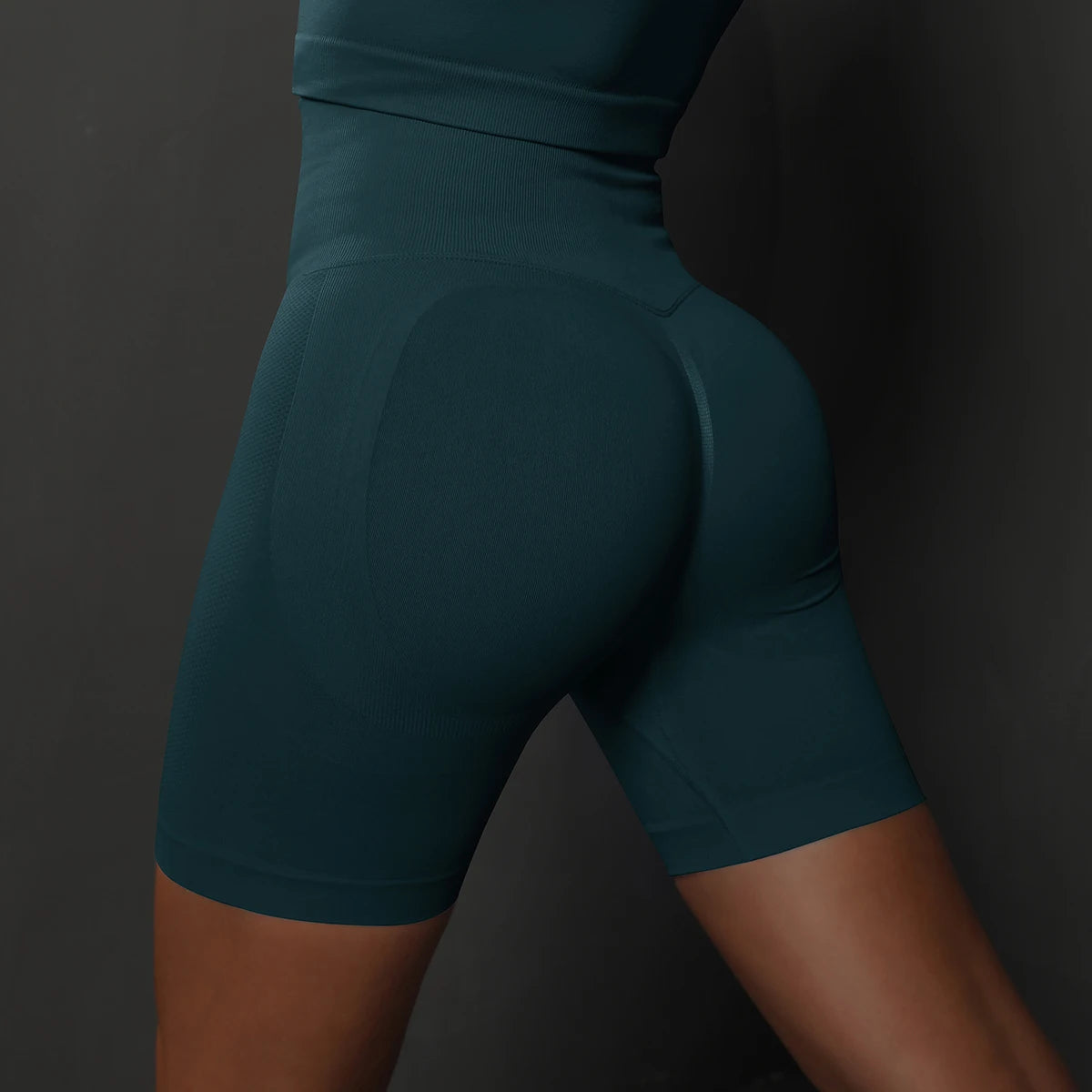 Women's High-Waisted Seamless Yoga Shorts