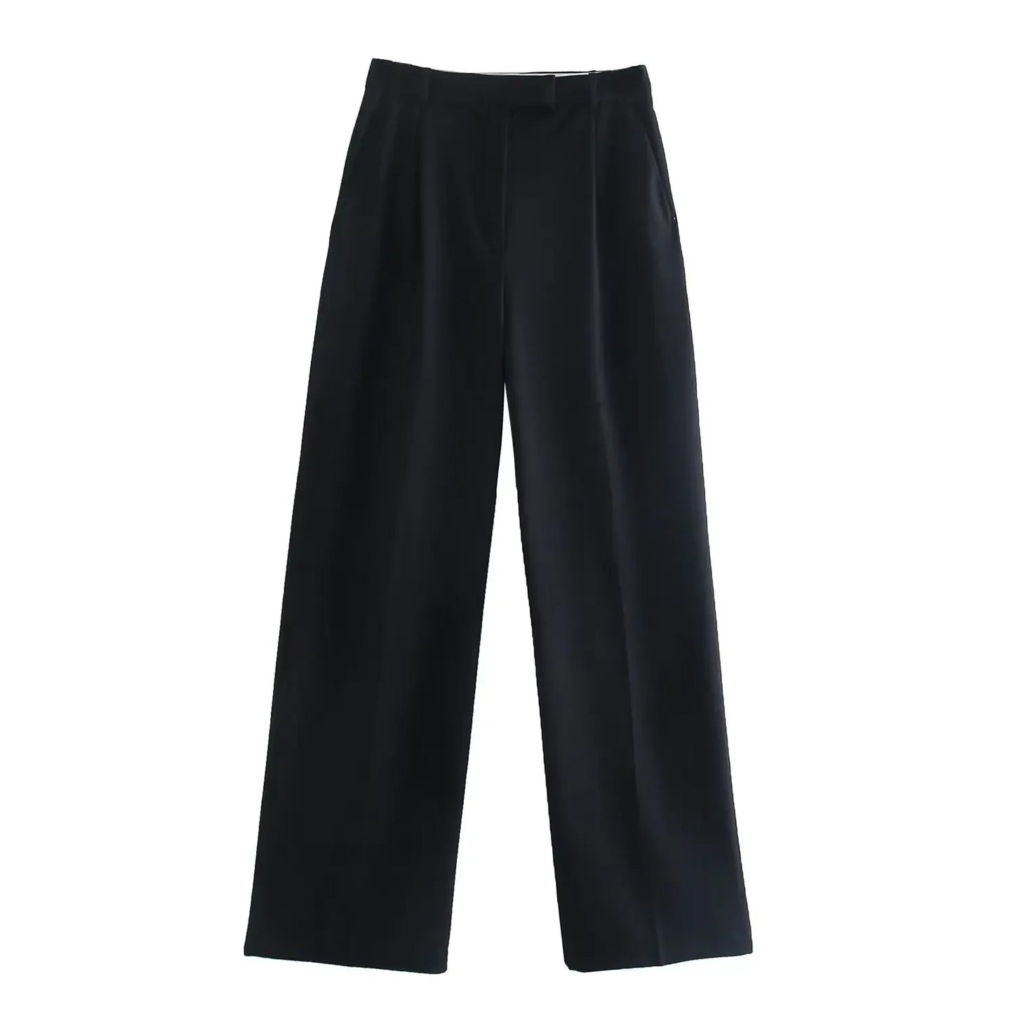 High-Waisted Straight Leg Pants for Women