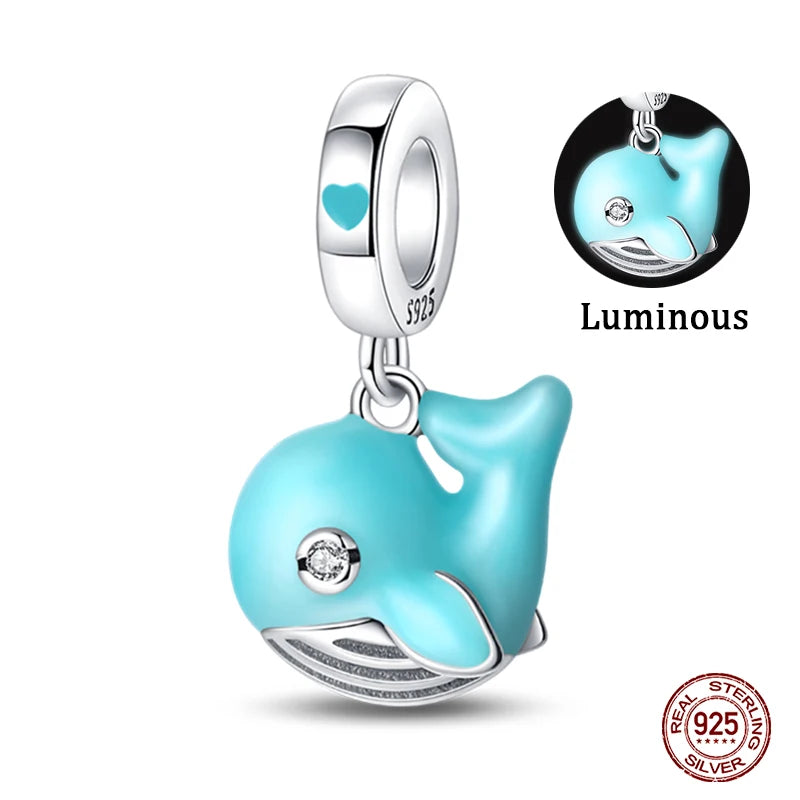 925 Sterling Silver Ocean Charm Collection