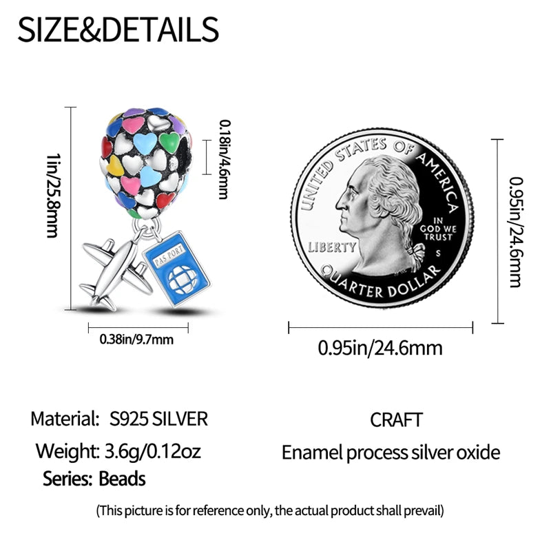 925 Sterling Silver Ocean Charm Collection