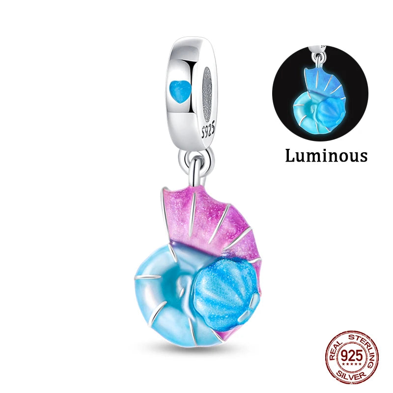 925 Sterling Silver Ocean Charm Collection