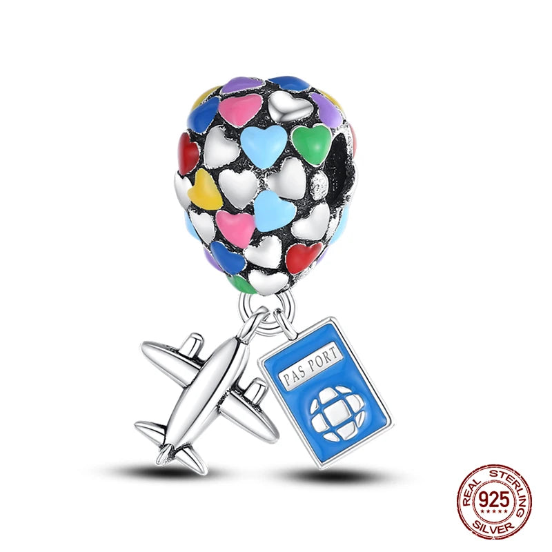 925 Sterling Silver Ocean Charm Collection