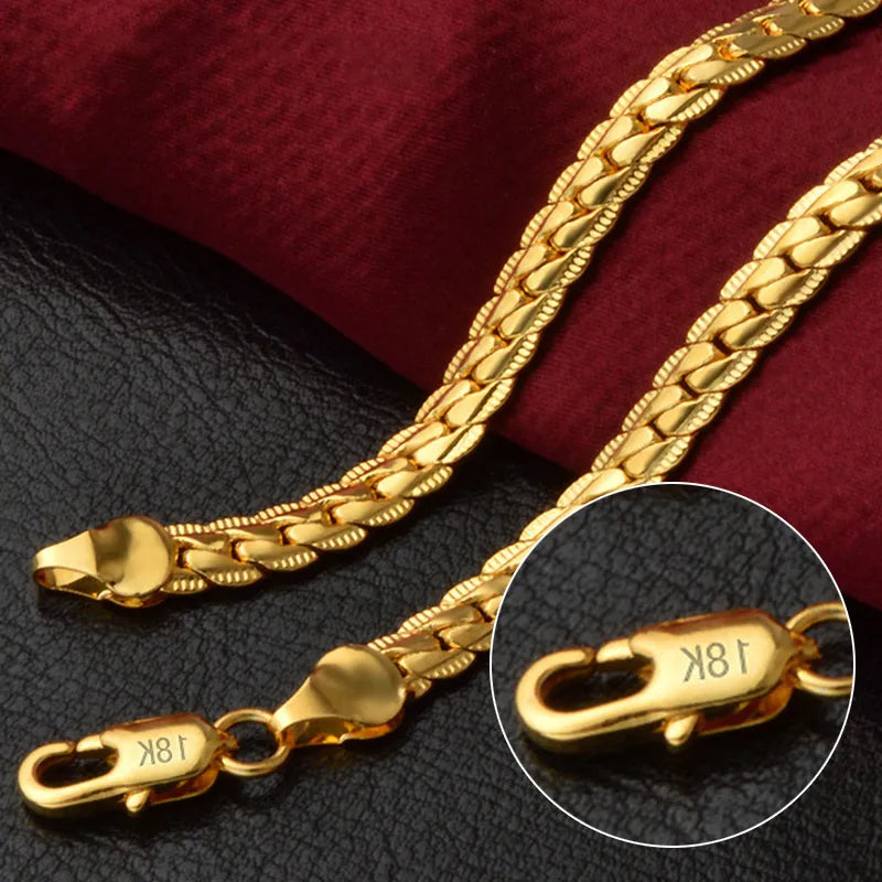 S925 Sterling Silver Cuban Link Chain Necklace
