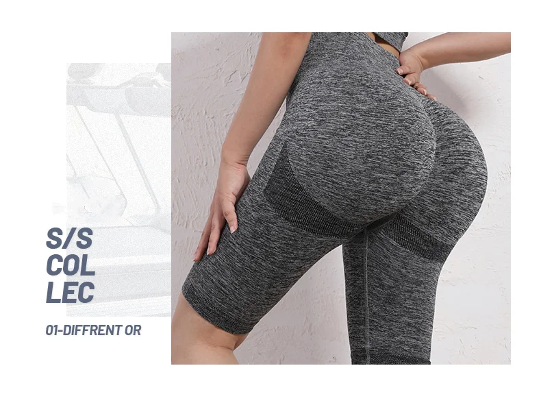 Seamless High-Waist Butt Lifting Yoga Shorts